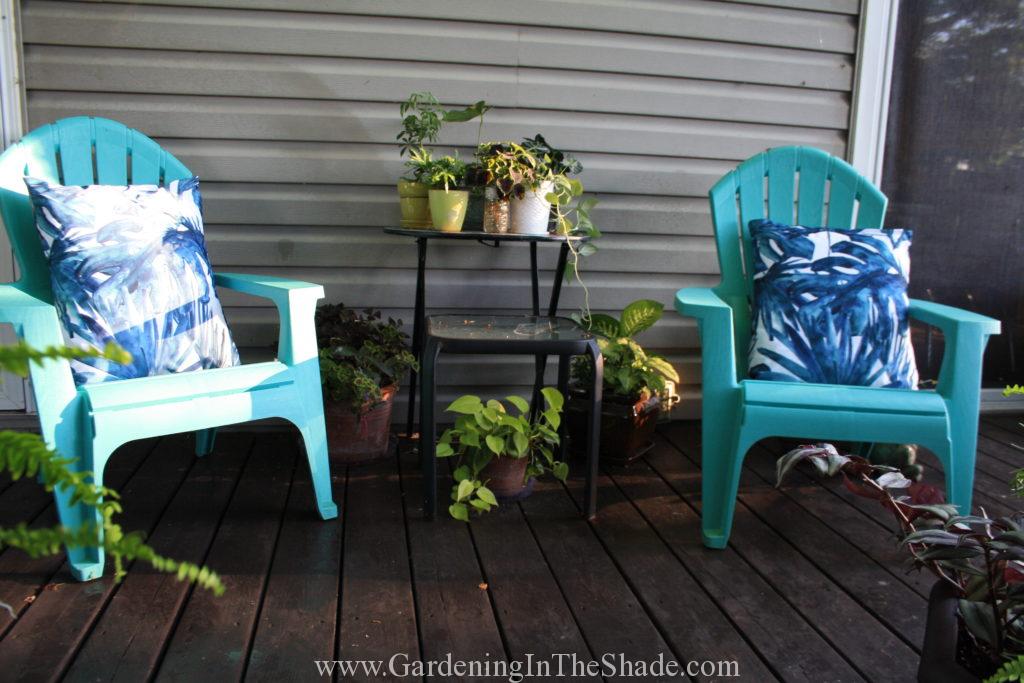 Chair Cushions on Deck