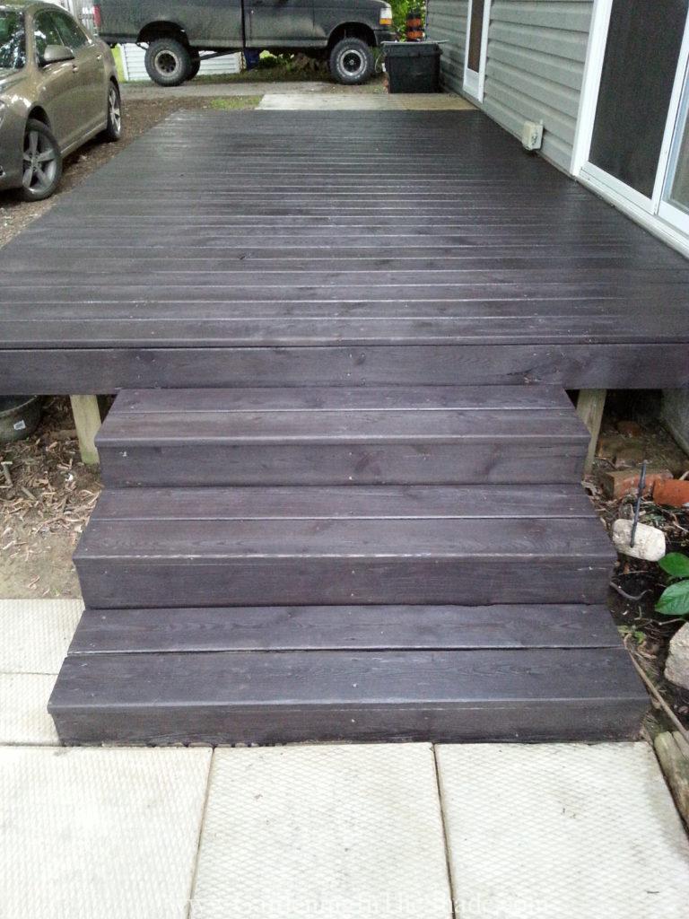 Deck Stained Black