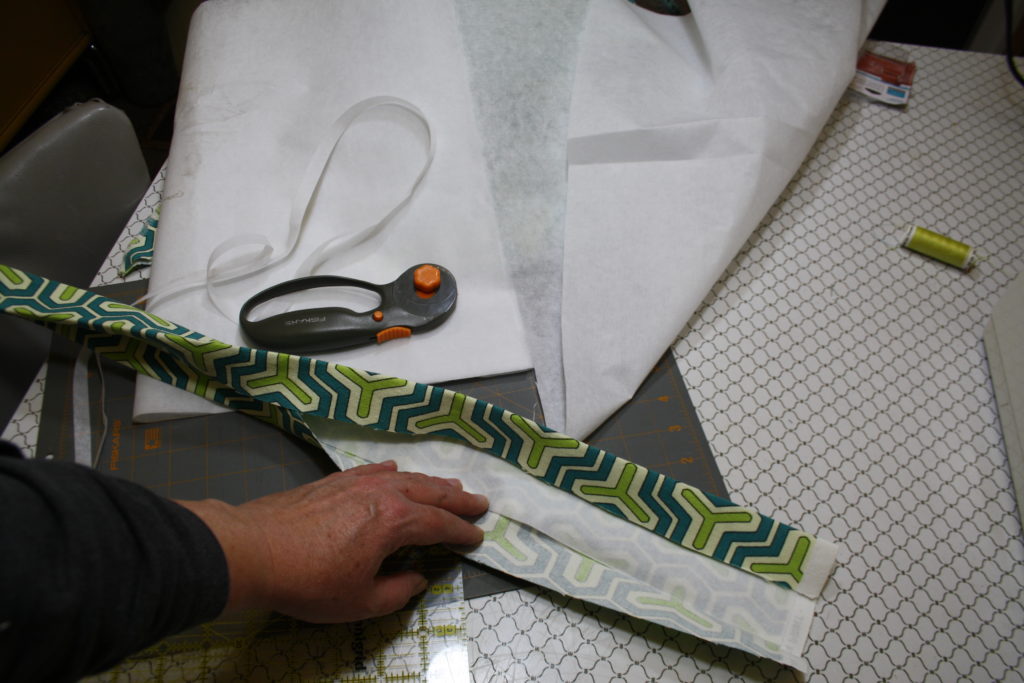 Making strap from fabric